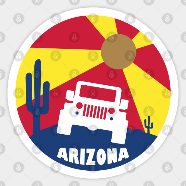 ARIZONA JEEP Sticker by sojeepgirl